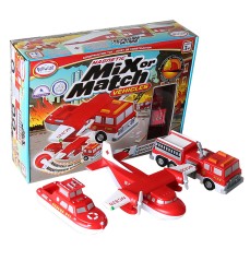 Magnetic Mix or Match® Vehicles, Fire & Rescue