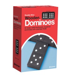 Double Nine Wooden Dominoes Game