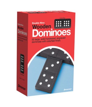 Double Nine Wooden Dominoes Game