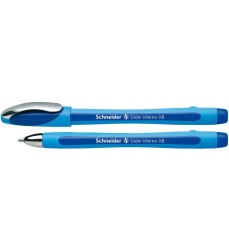 Slider Memo XB Ballpoint Pen, 1.4 mm, Blue Ink, Single Pen