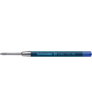 Slider 755 XB Ballpoint Pen Refill, 1.4 mm, Blue Ink, Single Refill