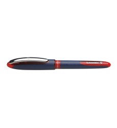 One Business Rollerball Pen, 0.6 mm, Red Ink, Single Pen