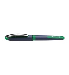 One Business Rollerball Pen, 0.6 mm, Green Ink, Single Pen