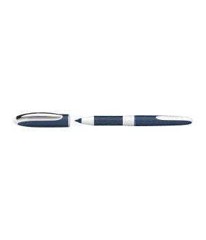 One Change Rollerball Pen, Refillable, 0.6 mm, Blue Ink, Single Pen