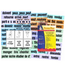 Verb Attack Card Set, French
