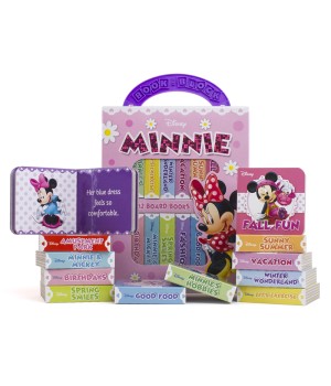 My First Library Minnie Mouse, 12 Books
