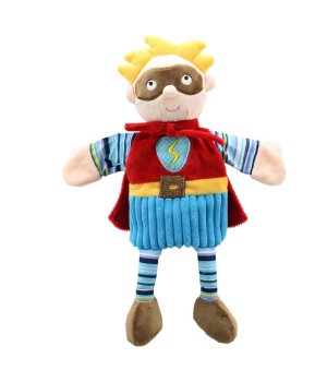 Story Telling Puppet, Superhero (Blue)