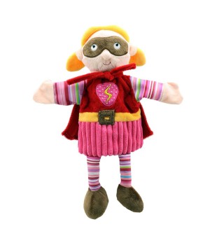 Story Telling Puppet, Superhero (Pink)