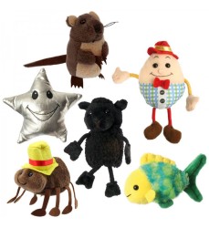 Finger Puppets: Nursery Rhymes, Set of 6