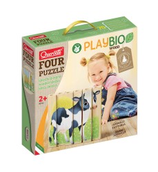 Mix-N-Match Wood Puzzle, Baby Farm Animals
