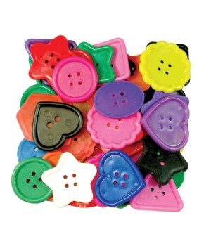 Really Big Buttons, 8 Shapes, 1 lb.