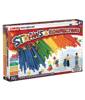 Straws & Connectors Set, 705 Pieces