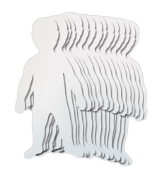 Giant Paper Kids, 18" x 35", Pack of 24
