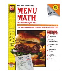 Menu Math: The Hamburger Hut Book, Multiplication & Division