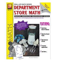 Department Store Math Activity Book, Grades 4-8
