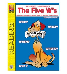 The Five Ws Book, Reading Level 3