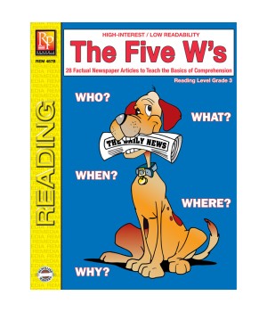 The Five Ws Book, Reading Level 3