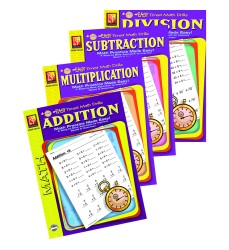 Easy Timed Math Drills: 4 Book Set