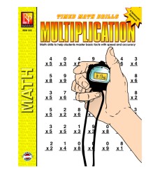 Timed Math Drills: Multiplication Workbook