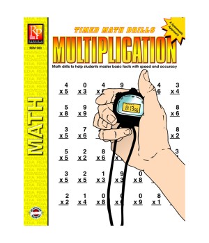Timed Math Drills: Multiplication Workbook