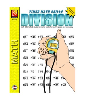 Timed Math Drills: Division Workbook