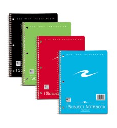 Spiral Notebook, 1-Subject, 70 Pages