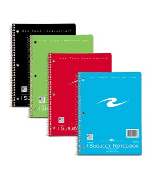 Spiral Notebook, 1-Subject, 70 Pages