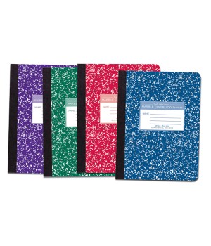 Marble Composition Book, Assorted Colors