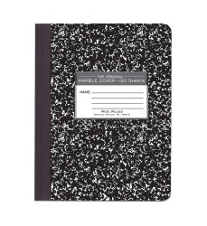Marble Composition Book, Black