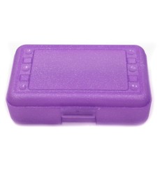 Pencil Box, Purple Sparkle