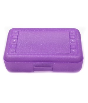 Pencil Box, Purple Sparkle