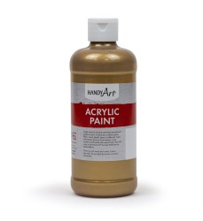 16OZ GOLD HANDY ART ACRYLIC PAINT