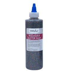 Washable Glitter Glue, 8 oz., Multi-Color