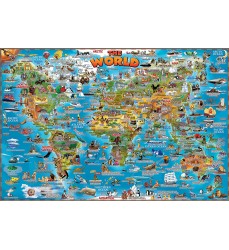 World Illustrated 250 Piece Jigsaw Puzzle