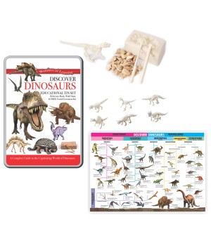 Wonders of Learning Tin Set, Discover Dinosaurs