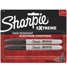 Extreme Permanent Markers, 2-Pack, Black