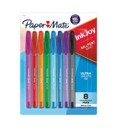 InkJoy 100ST Ballpoint Pens, Medium Point, Assorted Ink, 8 Count