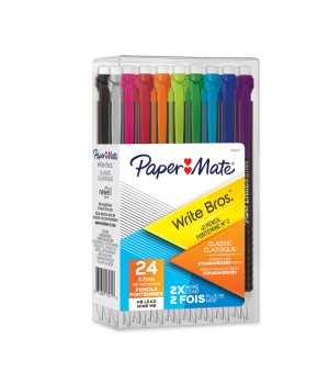 Write Bros® Mechanical Pencil, 0.7mm, Assorted, Pack of 24