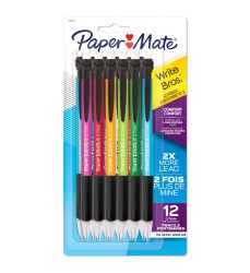 Write Bros® Comfort Mechanical Pencil, 0.7mm, Assorted, Pack of 12