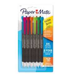 Write Bros® Mechanical Pencil, 0.7mm, Assorted, Pack of 12