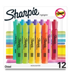 Tank Highlighters, Assorted, Pack of 12