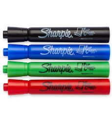 Flip Chart® Markers, Bullet Tip, Assorted Colors, Pack of 4