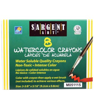 Watercolor Crayons, 8 Colors