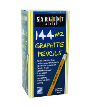 Graphite Pencils, #2HB, Pack of 144