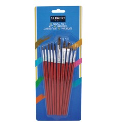 Quality Paint Brush Assortment, Pack of 10