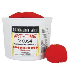 Art-Time® Dough, Red, 3lbs.