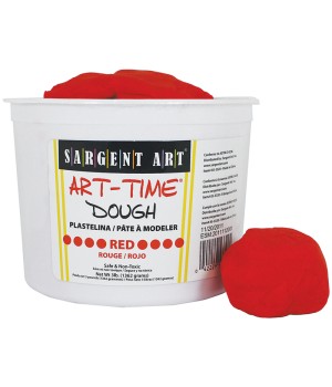 Art-Time® Dough, Red, 3lbs.