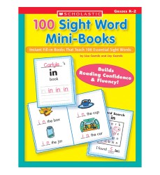 100 Sight Word Mini-Books Activity Book, Grades K-2