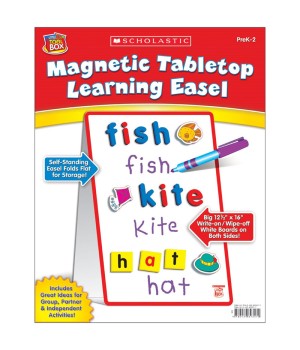 Little Red Tool Box Magnetic Tabletop Learning Easel