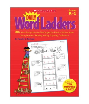 Daily Word Ladders, Grades K-1, 8-3/8" Width, 10-7/8" Length